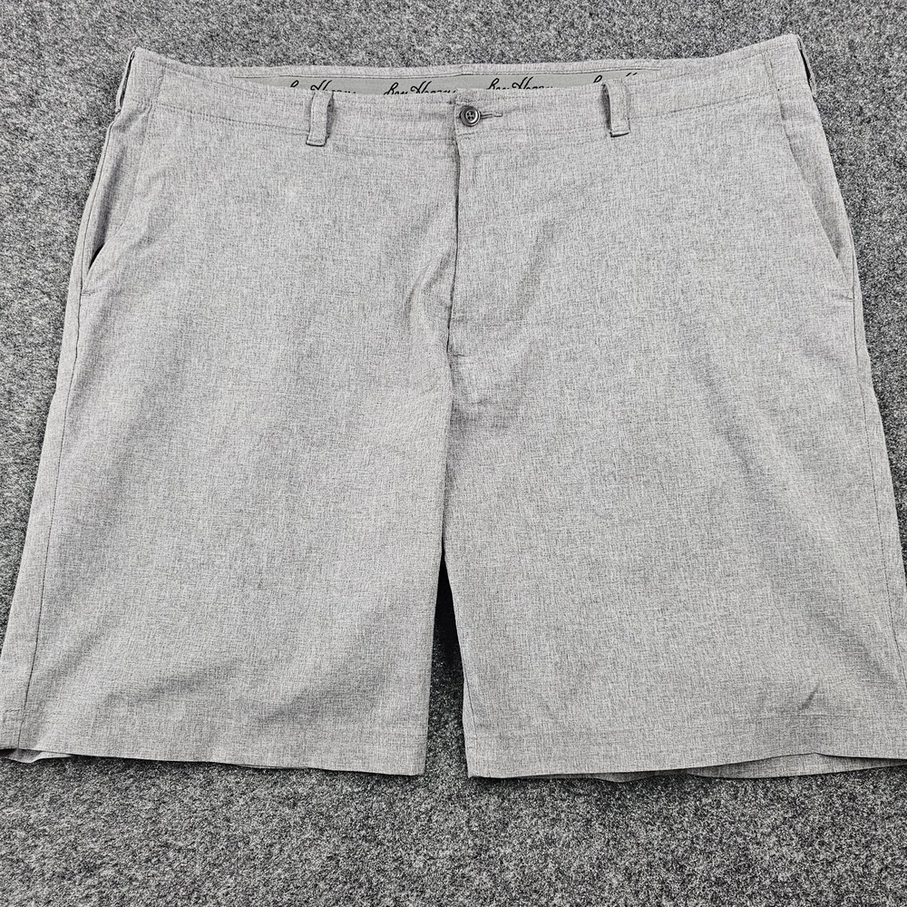 Ben Hogan Mens Golf Shorts Gray Stretch Performance Flat Front Size 42